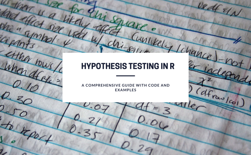 hypothesis test r language
