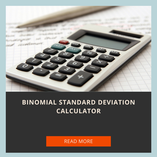 Binomial Standard Deviation Calculator