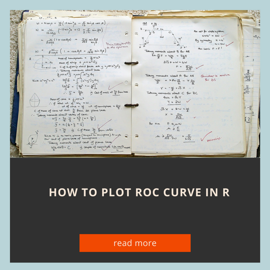 How to Plot ROC Curve in R